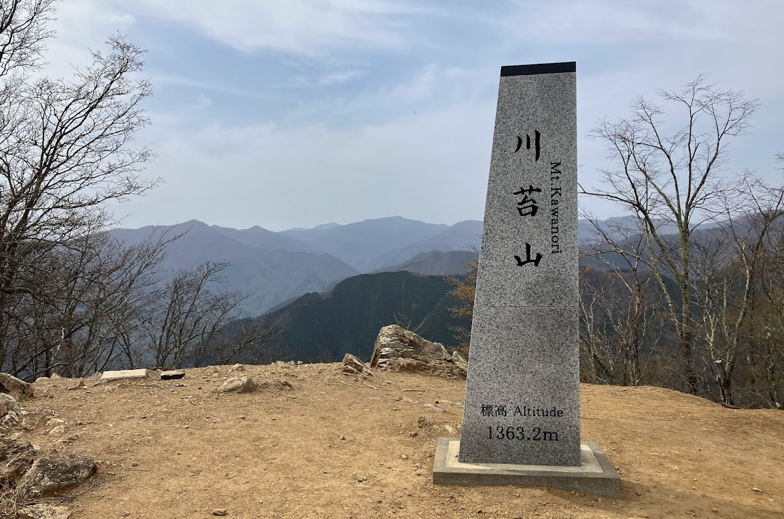 川苔山山頂